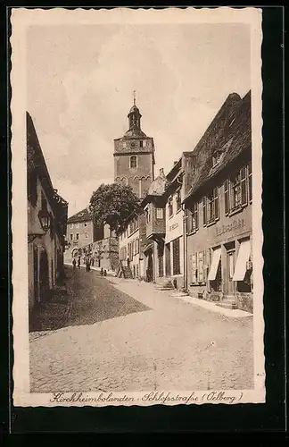 AK Kirchheimbolanden /Oelberg, Schlossstrasse mit Kirche