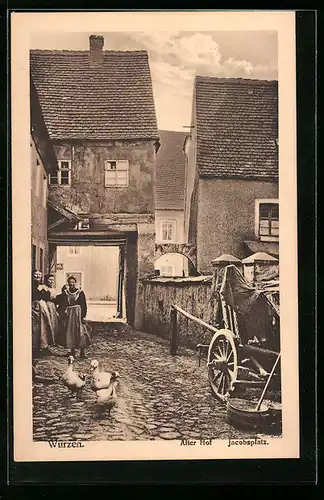 AK Wurzen, Alter Hof, Jacobsplatz