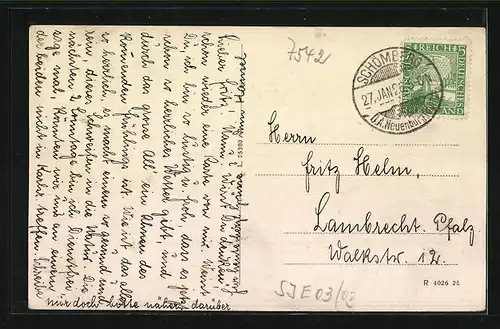 AK Schömberg i. Schwarzwald, Neue Heilanstalt