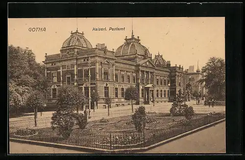 AK Gotha, Kaiserliches Postamt