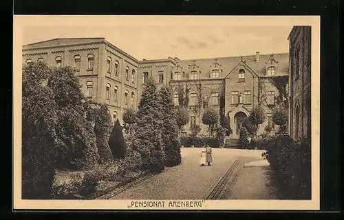 AK Arenberg, Eingangsbereich des Pensionats Arenberg