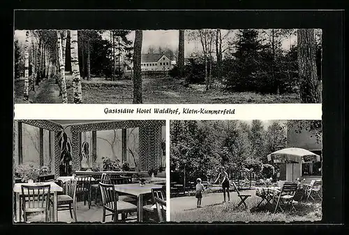 AK Klein-Kummerfeld bei Neumünster, Gaststätte Hotel Waldhof