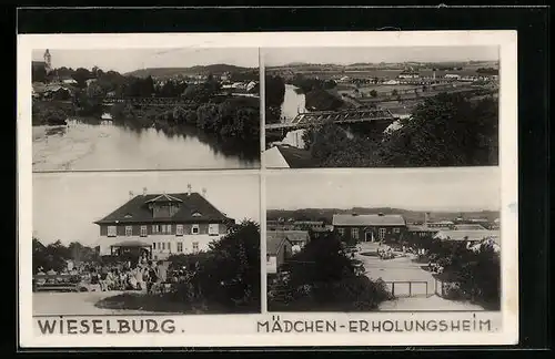AK Wieselburg, Mädchen-Erholungsheim, Mehrfachansicht