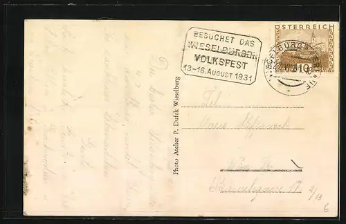 AK Wieselburg, Mädchen-Erholungsheim, Mehrfachansicht