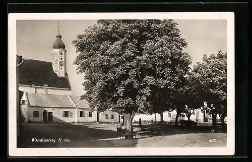 AK Windigstein, Ortspartie mit Kirche