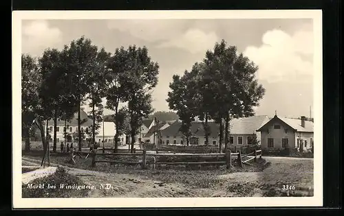 AK Windigsteig /N. D., Blick auf Markt