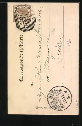 AK Wildegg, Strassenpartie mit Pferdekutsche