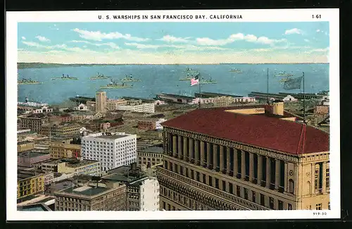 AK San Francisco, CA, U.S. Warships at Bay
