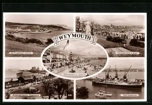 AK Weymouth, Esplanade & Beach, Alexandrea Gardens, Harbour