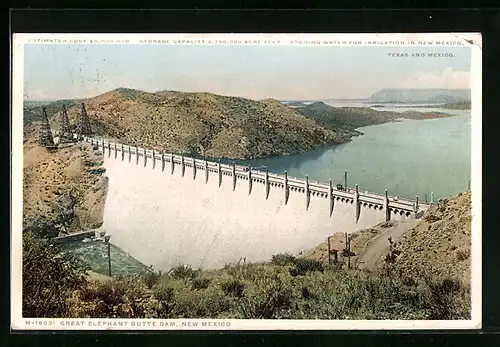 AK New Mexico, NM, Great Elephant Butte Dam