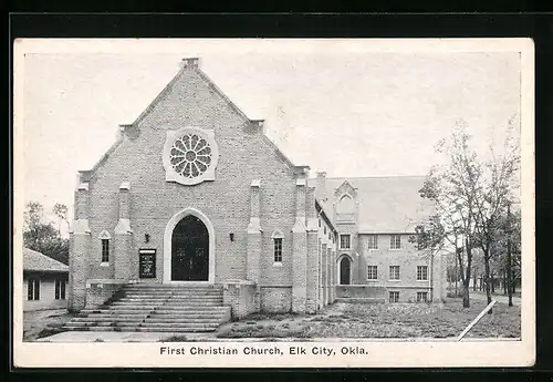 AK Elk City, OK, First Christian Church