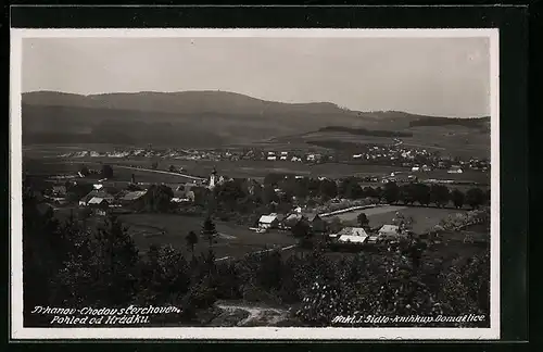 AK Trhanov-Chodov s Cerchovem, Pohled od Hradku