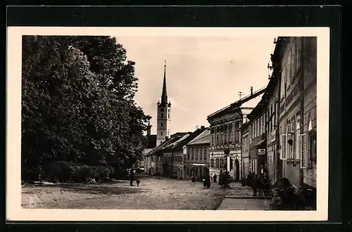 AK Frymburk na Sumave, Strassenpartie im Zentrum