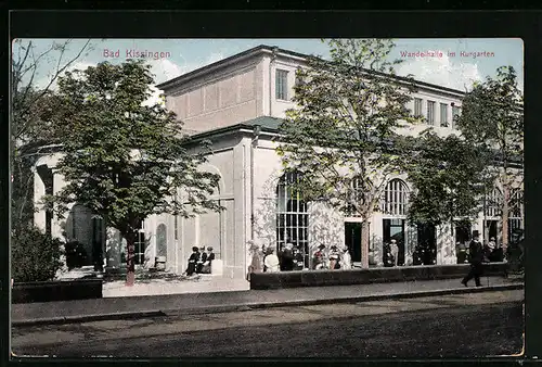 AK Bad Kissingen, Wandelhalle im Kurgarten