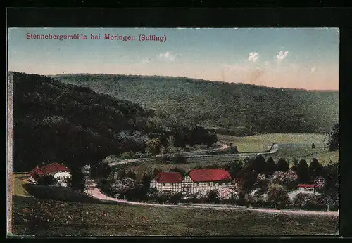 AK Moringen / Solling, Blick auf die Stennebergsmühle