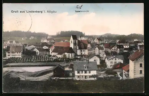 AK Lindenberg / Allgäu, Teilansicht