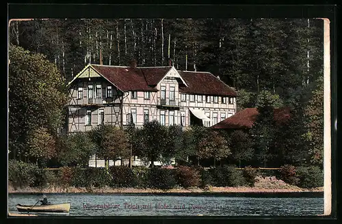 AK Bad Lauterberg i. H., Hotel Wiesenbeker Teich