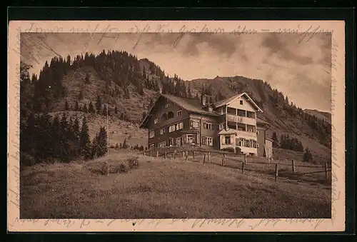AK Oberstdorf, Alpenhotel Schönblick