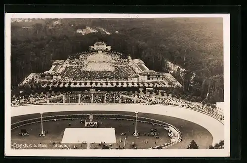 AK Frankfurt / Main, Stadion, Gesamtansicht aus der Luft