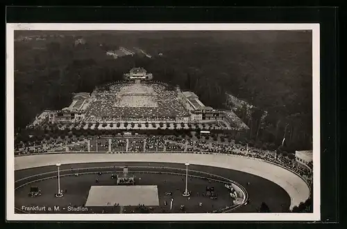 AK Frankfurt / Main, Stadion, Gesamtansicht aus der Luft