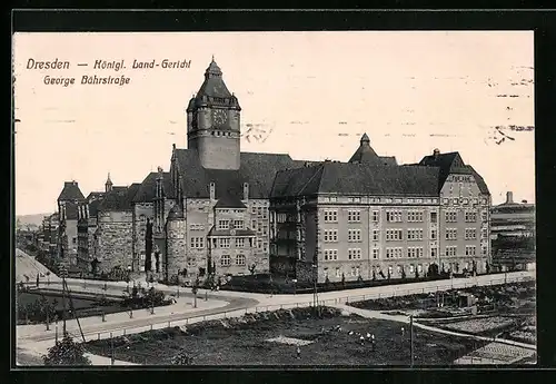 AK Dresden, Kgl. Landgericht, Georg-Bähr-Strasse