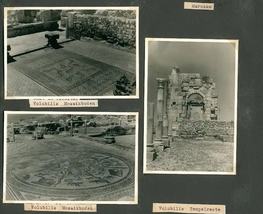 Fotoalbum mit 103 Fotografien, Ansicht Marrakesch, Moschee, El Bordj, Azrou, Meknes, Uriki, Spanien, Schweiz, Frankreich 15