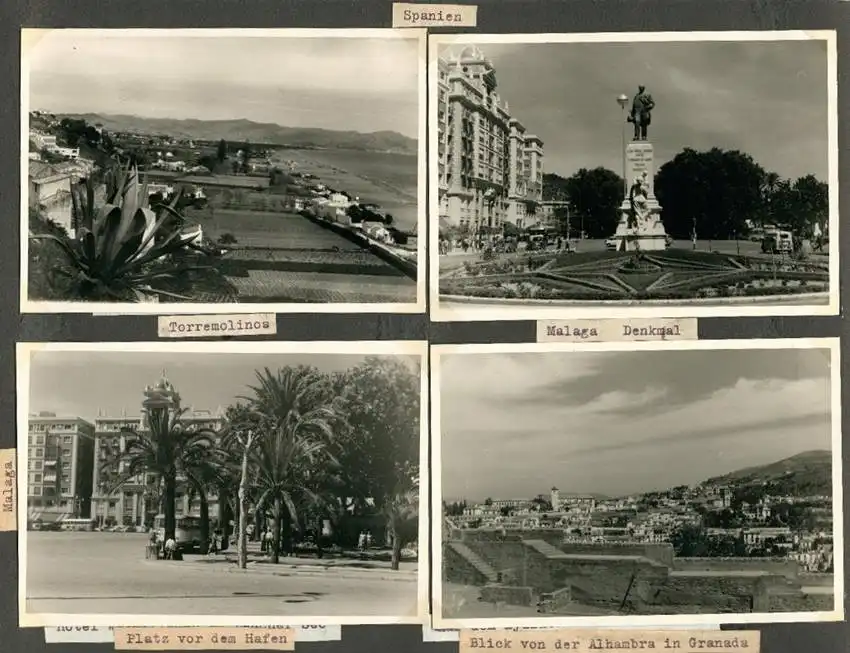 Fotoalbum mit 103 Fotografien, Ansicht Marrakesch, Moschee, El Bordj, Azrou, Meknes, Uriki, Spanien, Schweiz, Frankreich 18