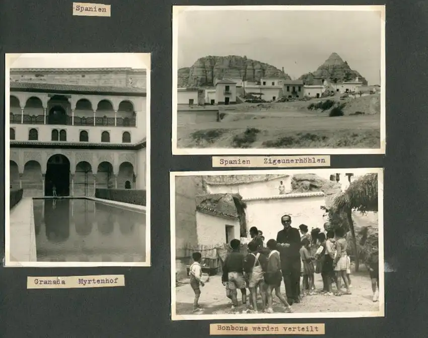Fotoalbum mit 103 Fotografien, Ansicht Marrakesch, Moschee, El Bordj, Azrou, Meknes, Uriki, Spanien, Schweiz, Frankreich 21