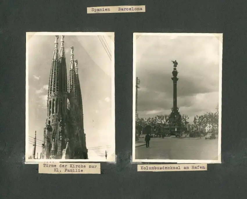 Fotoalbum mit 103 Fotografien, Ansicht Marrakesch, Moschee, El Bordj, Azrou, Meknes, Uriki, Spanien, Schweiz, Frankreich 23