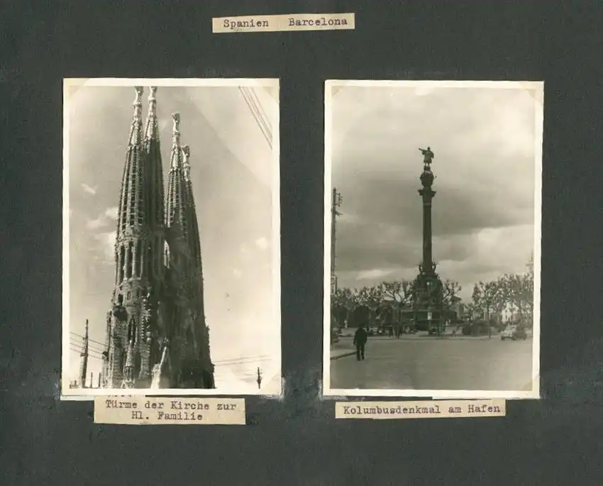 Fotoalbum mit 103 Fotografien, Ansicht Marrakesch, Moschee, El Bordj, Azrou, Meknes, Uriki, Spanien, Schweiz, Frankreich 23