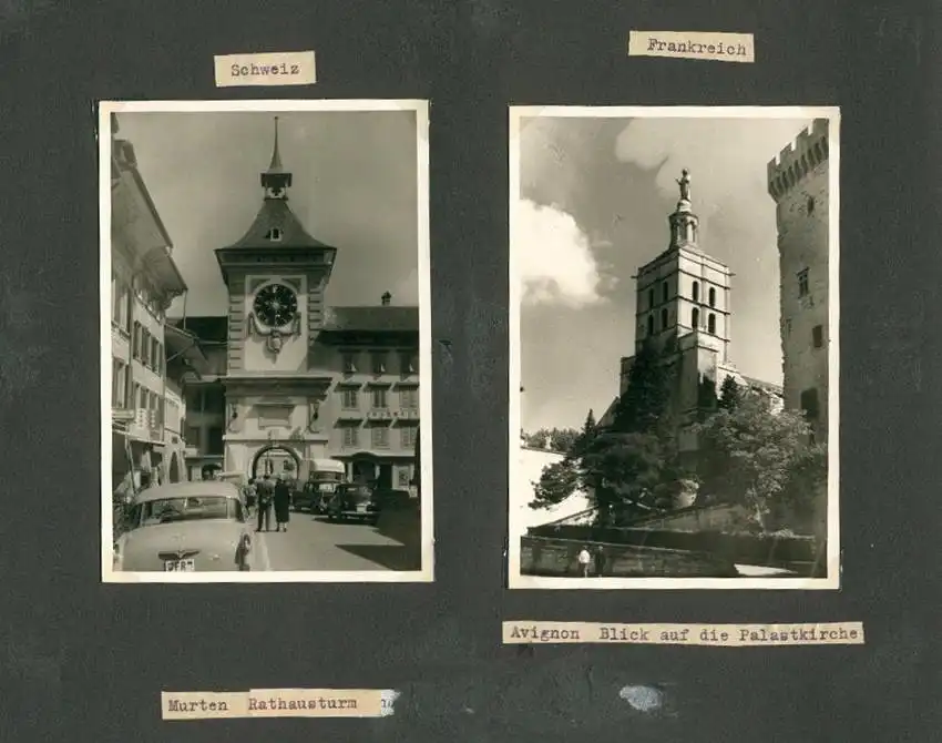 Fotoalbum mit 103 Fotografien, Ansicht Marrakesch, Moschee, El Bordj, Azrou, Meknes, Uriki, Spanien, Schweiz, Frankreich 26