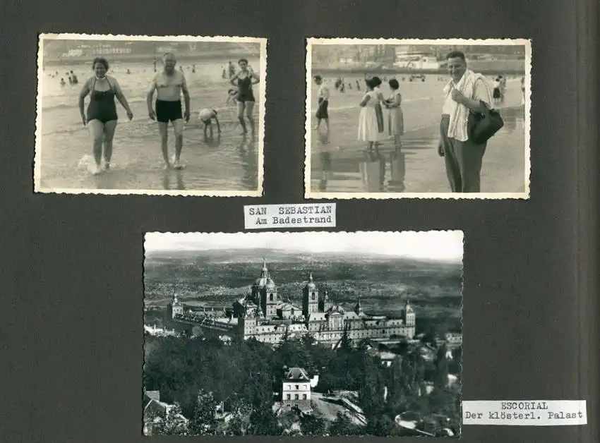 Fotoalbum mit 103 Fotografien, Ansicht Marrakesch, Moschee, El Bordj, Azrou, Meknes, Uriki, Spanien, Schweiz, Frankreich 29
