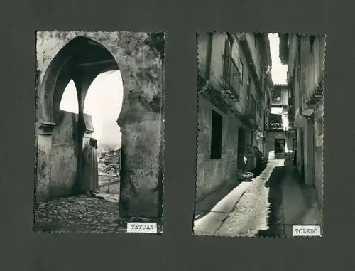 Fotoalbum mit 103 Fotografien, Ansicht Marrakesch, Moschee, El Bordj, Azrou, Meknes, Uriki, Spanien, Schweiz, Frankreich