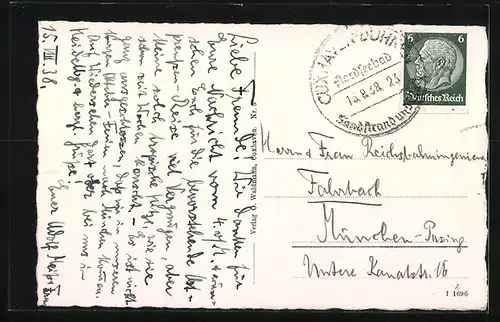 AK Cuxhaven, Alte Liebe mit Dampfer Jan Molsen