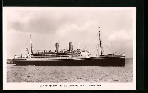 AK Passagierschiff SS Montroyal, Canadian Pacific