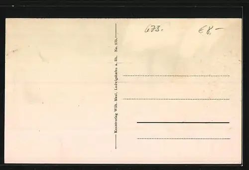 AK Oberhambach bei Neustadt /Haardt, Ortsansicht hinter Weinreben
