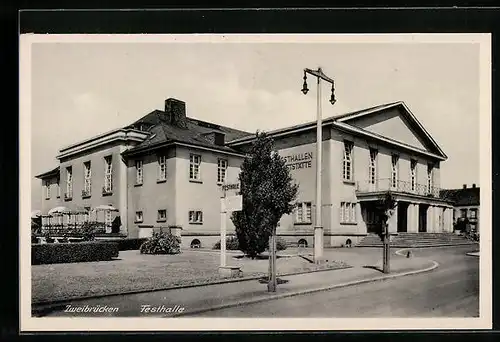 AK Zweibrücken, Blick zur Festhalle