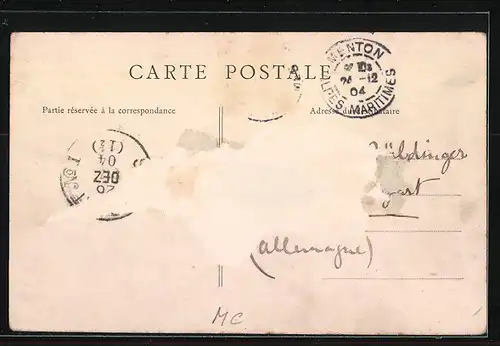 AK Monte Carlo, Hotel Metropole