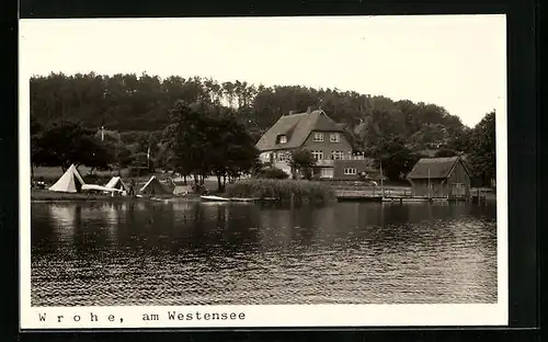 AK Wrohe, Haus und Zelte am Westensee