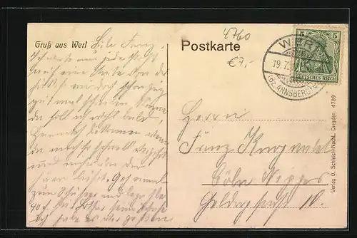 AK Werl, Kurgarten und Gradierwerke