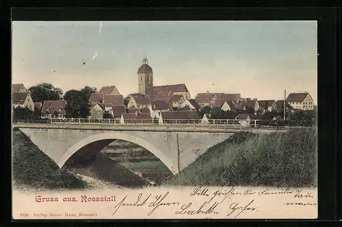 AK Rossstall, Partie an der Brücke