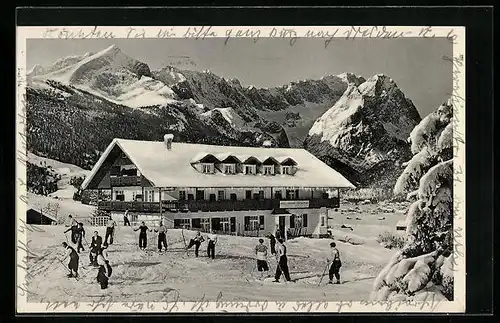 AK Garmisch-Partenkirchen, Wintersporthotel Hausberg