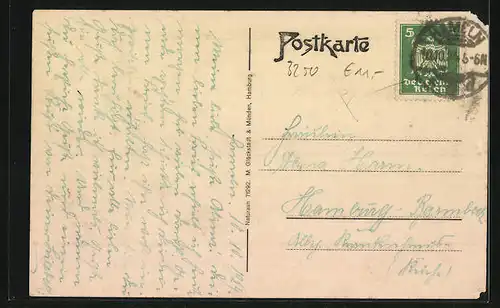 AK Hameln a.d. Weser, Partie in der Deisterstrasse