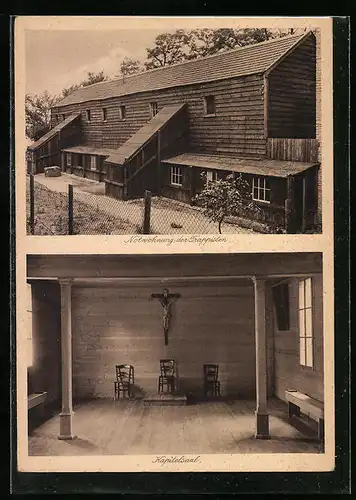 AK Ockenheim /Krs. Bingen, Notwohnung der Trappisten, Inneres Kapitelsaal