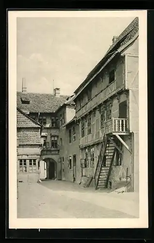 AK Braunschweig, Hof der ehemanligen Nationalbrauerei an der Wendenstrasse 5