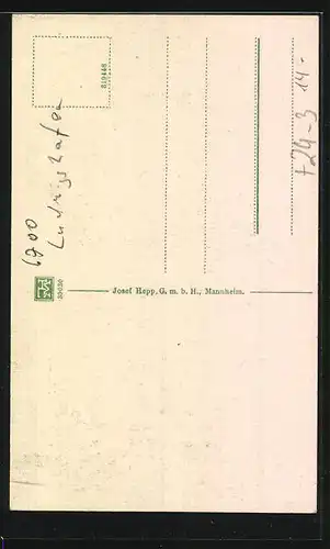 AK Oppau, Explosion 1921, Zerstörte Ortspartie