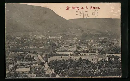 AK Hainburg a.d. Donau, Totalansicht der Stadt