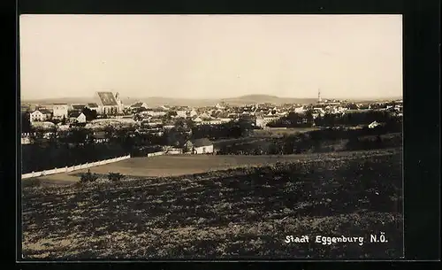 AK Eggenburg, Gesamtansicht der Stadt