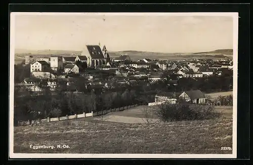 AK Eggenburg, Teilansicht der Stadt