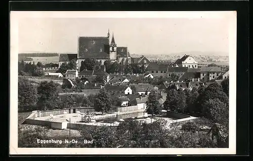 AK Eggenburg, Freibad in der Stadt